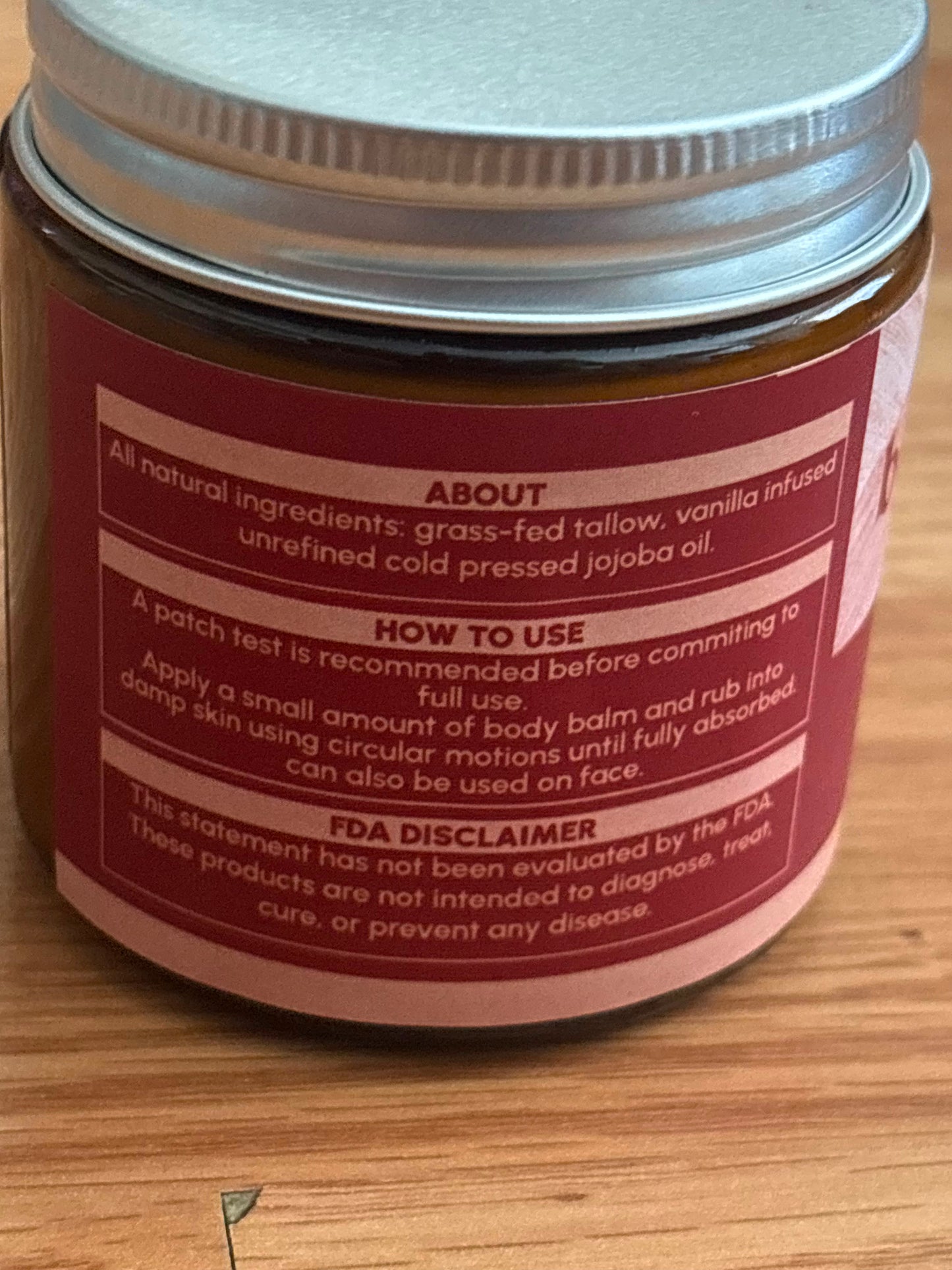 Lehtiva Organic Vanilla Body Butter