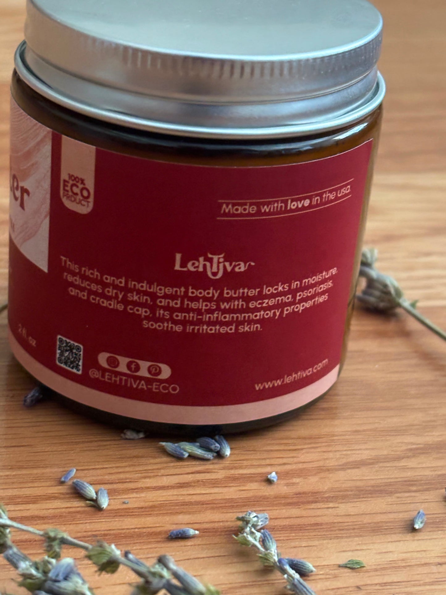 Lehtiva Organic Lavender Body Butter