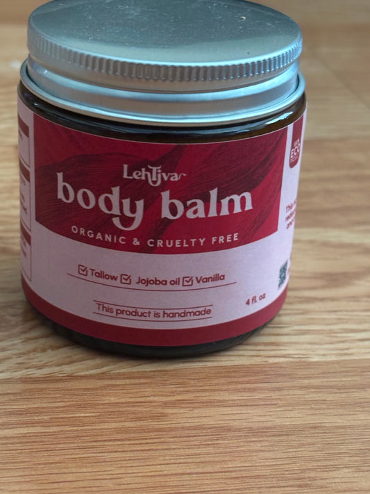 Lehtiva Organic Vanilla Body Balm - 4oz