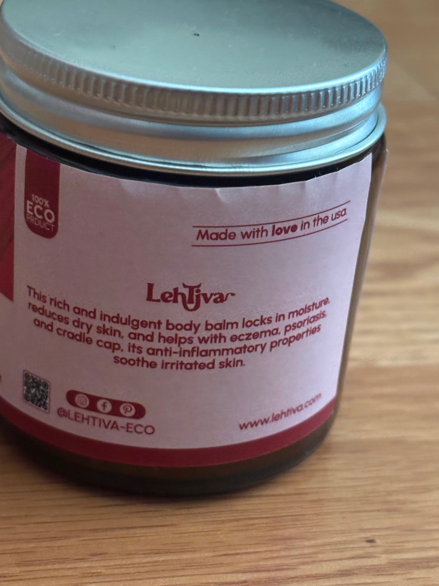 Lehtiva Organic Frankincense Body Balm