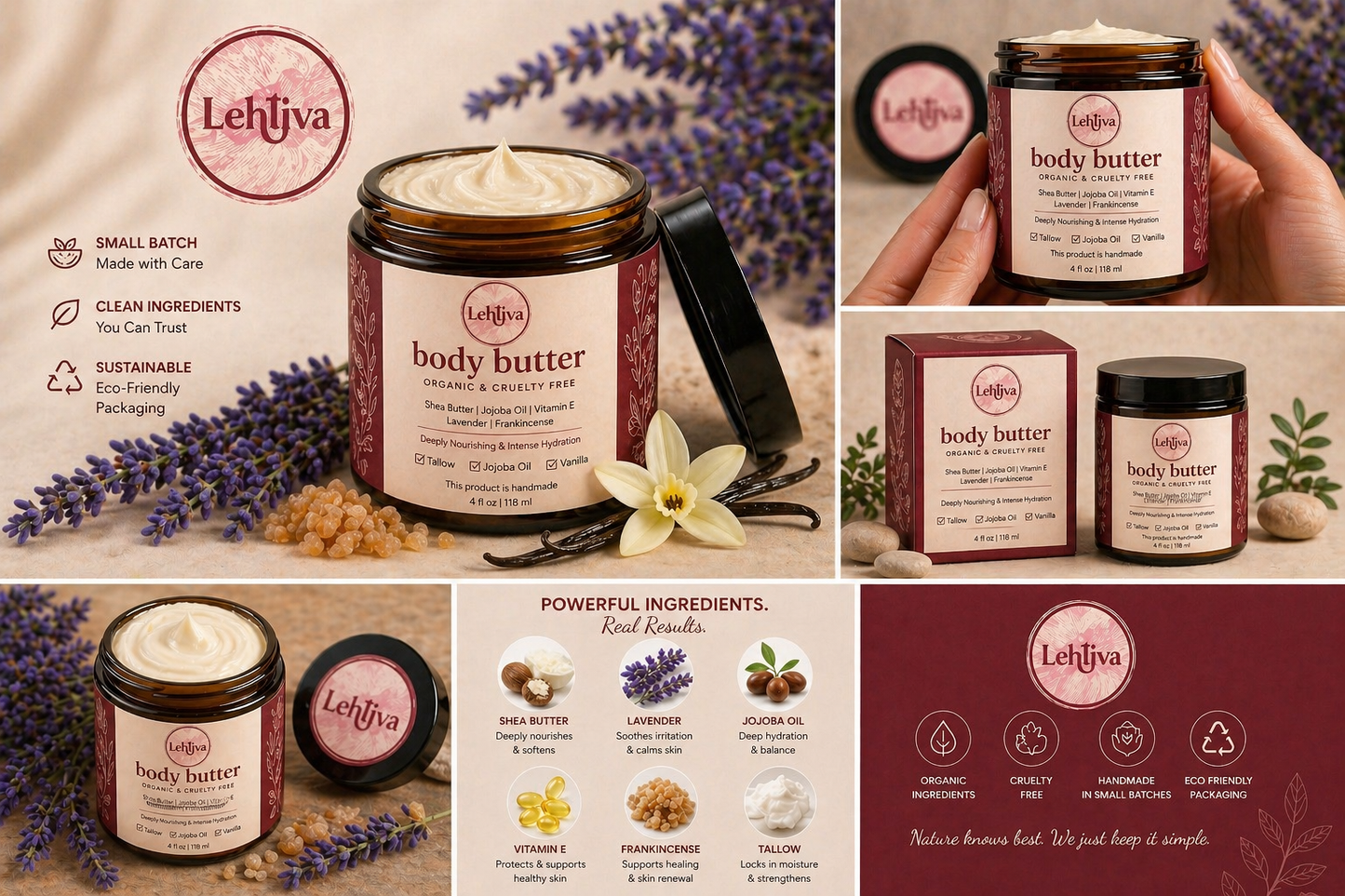Lehtiva Organic Body Butter