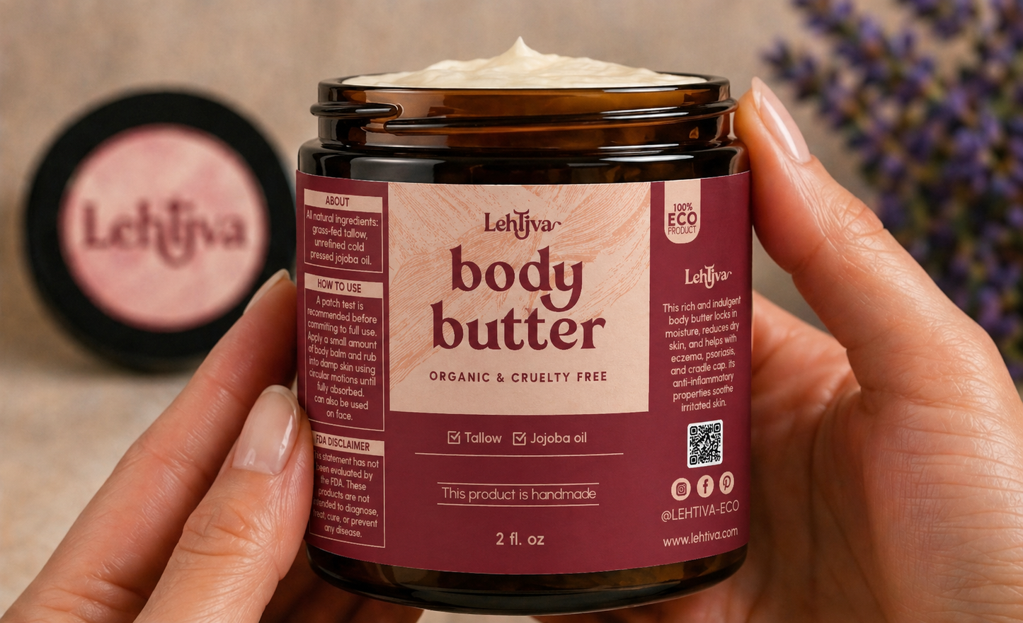 Lehtiva Organic Body Butter